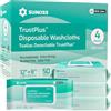 SUNKISS Trustplus Salviette Umidificate per Anziani, Salviettine 20 x 30 cm per Incontinenza per la Pulizia del Corpo con Aloe, 200 Unità (4 Confezioni da 50)