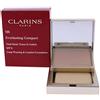 Clarins Everlasting Compact Foundation con SPF 9, 105 Nude, 10 g