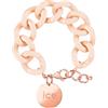 ICE-WATCH - Jewellery - Chain Bracelet - Nude - Rose-Gold - Bracciale in Maglia Rosa XL da Donna con Medaglia d'Oro Rosa (020925)
