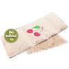 Zollner24 cuscino con noccioli di ciliegio - cuscino termico riscaldabile in microonde - contro tensione collo, spalle, le coliche - calore naturale - rivestimento sfoderabile e lavabile - 20x53