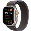 Apple Smartwatch Apple Watch Ultra 2 GPS + Cellular 49mm Cassa in titanio con cinturino Trail loop M/L Blu/Nero [MRF63FDA]
