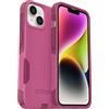 OtterBox Custodia per iPhone 14 e iPhone 13 Serie Commuter - Into The Fucshia (Rosa), Sottile e Resistente, Tascabile, con Protezione per Le Porte