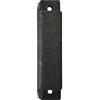 HALCÖ 0217.007.00.0.01 Maniglia per porta del balcone, lunghezza 90 mm, maniglia da avvitare, ferro zincato, nero, argento