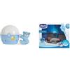 CHICCO (ARTSANA SpA) CH Gioco Proiettore Orso Azzurro Chicco, Pannello Proiettore per Lettini, Sensore Sonoro, Melodie e Luci per la Nanna