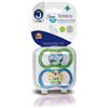 COLPHARMA Srl J Bimbi B Free Breezy Happy Succhietto Silicone Verde/Turchese 4 Mesi+ - 2 Pezzi
