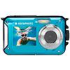 AGFAPHOTO Realishot WP8000 Fotocamera Subacquea 24 MP COMOS Digital Zoom 16X Dual screen 2.7'' and 1.8'' Colore Blu