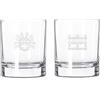 Joy Toy Dungeon & Dragons set di 2 bicchieri da Whisky in confezione regalo 19x13x8 cm