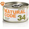 Natural Code Cat Adult al Tonno e Kiwi in Jelly - Lattina Da 85 Gr