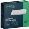 V-TAC MINIPANNELLO INCASSO 3W BIANCO NATURALE QUADRATO VT-61003 -LED10478