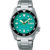 Seiko 5 sport skx 'midi' 38mm verde acqua | bracciale in acciaio inossidabile SRPK33K1