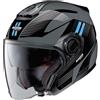 Nolan Casco Moto Jet Nolan N40-5 06 CROSSWALK N-COM 034 Nero Azzur