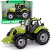 Toyland Trattore agricolo con cappuccio apribile - disponibile in rosa, rosso e verde