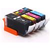 4 Cartucce Canon 4706A029 Multipack Nero + Colore compatibile