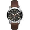 Fossil Orologio Cronografo Quarzo Uomo con Cinturino in Acciaio Inossidabile FS4813, Marrone