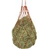 Kerbl Heunetz Heuraufe Heusack - Rete per mangimi, 10 x 10 cm, Colore: Rosso