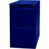 Bisley LIGHT 639 - Armadio sospeso a Binario, Formato DIN A4, 2 cassetti HR, in Metallo, 62,2 x 41,3 x 71,1 cm, Colore: Blu Oxford