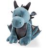 NICI Drago Peluche Dragon Ivar Che Sta in Piedi 30cm, Colore Grigio, 30 cm, 46715