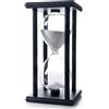 JIEHET Clessidra con sabbia e clessidra, 45 minuti, con decorazione con sabbia, per bambini, orologio con sabbia, orologio per la stanza, compleanno, tè, tavolino da caffè, scaffale per libri,