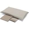 Foppapedretti Notte & Natura Completo letto singolo 1P, lenzuolo sopra, lenzuolo angolo sotto e federa; Petali Sabbia 100% cotone, Made in Italy