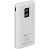 RivaCase® Power Bank, External Battery with Type C Input And Smart Output, White, VA2220 (20,000 mAh)