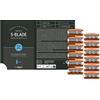by Amazon uomo (5 lame) ricariche compatibili con qualsiasi manico di rasoio Gillette Fusion5, 12 Unità