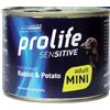 Prolife Sensitive Adult Rabbit & Potato - Mini- Scatoletta da 200 grammi