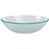 vidaXL Lavabo in Vetro Temprato Bagno Lavanderia 42cm Smerigliato Lavandino