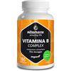 Vitamaze - amazing life Vitamaze® Vitamina B Complex Alto Dosaggio, 180 Compresse Vegan de Vitamine B con Biotina, Acido Folico, Vitamina B12, Vitamina B3, B5, Vitamina B6, Vitamina B1, Integratore Vitamina B.