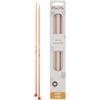 KnitPro Basix Betulla: Ferri da Maglia con estremità Singola, 30 cm x 3,25 mm, Legno, Multicolore, 30 x 0.325 x 0.325 cm