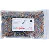 INNSPIRO Rocciaia di vetro cilindro aurora boreale mix diam. 1,80 x 6 mm. 500 g.