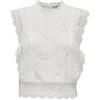 Only ONLKARO S/L Lace Top Wvn, Vestaglia da Donna, Cloud Dancer, L