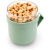 Brabantia - Make & Take Contenitore per Zuppe 0.6L - Scomparto Separato per Condimenti - Ermetico - Ampia Apertura - Adatto per Congelatore - Adatto per Lavastoviglie & nel Microonde - Jade Green