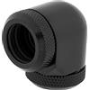 Corsair Connettori XF Hardline a 90° per tubi rigidi con diametro esterno di 14mm, pacco doppio, nero