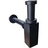 Jacuzzi Sifone d'arredo Nero opaco Jacuzzi | Rubinetteria quadro