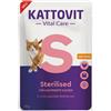 Kattovit Vital Care Sterilised Buste con Pollo Alimento umido per gatti - 85 g