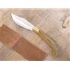 pusceddu COLTELLO ARTIGIANALE 21 CM arburesa Palmas manico corno bue scuoio sardo fodero