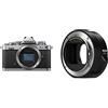 Nikon Z fc Body , Fotocamente Mirrorless DX 20.9 MP, , Mirino Eelettronico, Monitor Angolazione Variabile + SD 64GB [Nital Card: 4 Anni di Garanzia] + FTZ II Adattatore per Obiettivi F-Mount