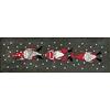 Wash+Dry wash + dry - Tappeto Weihnachtszwerge 60x180, Grigio
