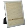 Lawrence Frames Brushed Silver Metal Cornice, Alluminio, Silver, 8 by 10