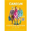 CANSON XSmart, Carta da disegno bianca, tinta unita, 180gsm, Blocco incollato a lato lungo, A4-21x29,7cm, Bianco, 30 fogli