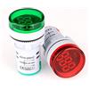 Gebildet Misuratore di Frequenza CA, 24-500 V CA 20-75 Hz Contatore di Frequenza 2 Pezzi Pannello Luminoso Indicatore LED Rosso Verde