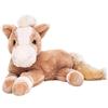 Uni-Toys - Cavallo marrone chiaro, disteso - 28 cm (lunghezza) - Fattoria - peluche