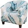 uyeoco Copripoltrona 1 Posto Elasticizato,Fodere Copripoltrona Universale,Copripoltrona da Cocktail Chesterfield Rimovibile Lavabile Antiscivolo per Bancone Soggiorno Tullsta (Color : #68)