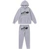 ZORQ Set di Tuta da Uomo e Donne Ricamo Trapstar di Marca alla Moda, Completo Trapstar Ricamata Shooters Unisex,2 Pezzi Jogging Sportiva Set Autunno Inverno, Felpa con Cappuccio in Plie e Pantaloni (