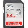 SANDISK SCHEDA DI MEMORIA SANDISK Ultra C10 64GB