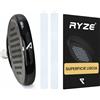RYZE Protezione Racchetta Padel Trasparente - Superficie Liscia - Paracolpi Racchetta Padel in Confezione da 2 - Paracolpi Padel Resistente e Elastico - Facile da Applicare - Minime Bolle d'Aria