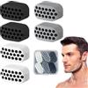 KASESSS 6 Pezzi Allenatore Mascella, Silicone, 3 x 1.5 x 1.6 cm, 6 Pezzi, 1 Scatola Portaoggetti, Allenamento Mascella per Uomo e Donna