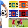UNINGYI 4 fasce da capitano per bambini, regolabili | Fascia da capitano per bambini e adulti, per molti sport