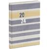 Mareli Agenda Settimanale Organizer 2024 cm 17x24 chiusa, Gennaio-Dicembre 2024, Copertina Rigida