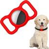 PKQTOP Custodia Protettiva in Silicone per AirTag，Custodia Compatibile con Apple Airtag GPS Finder Collare per Cani e Gatti